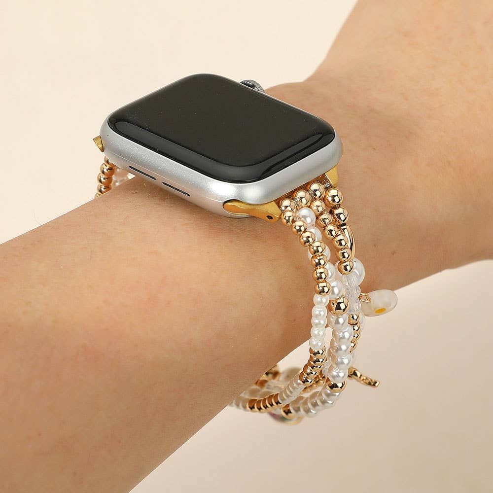 Bow Charm beaded Apple Watch Band