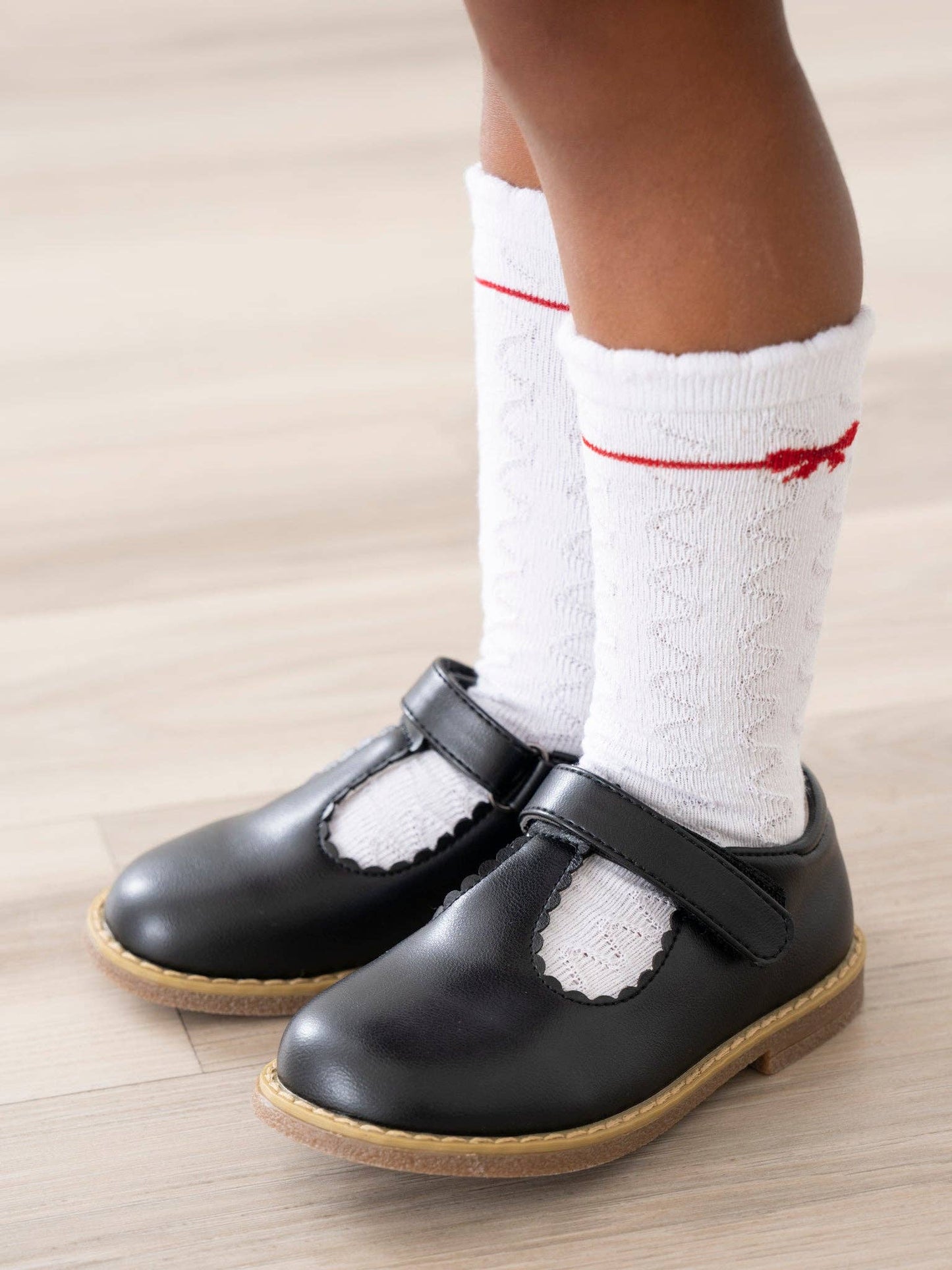 T-Strap Mary Jane Hard Sole Shoes: Onyx