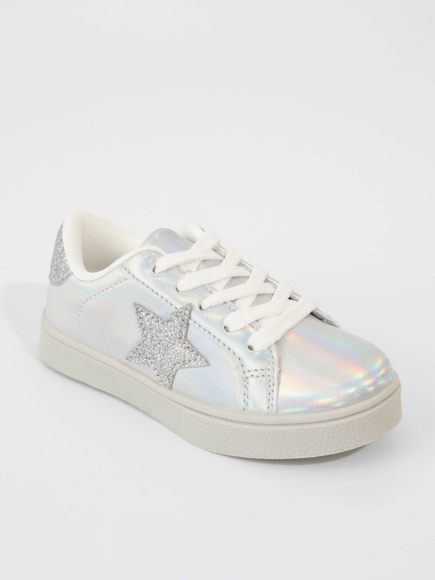 Girls' Sparkle metallic sneaker