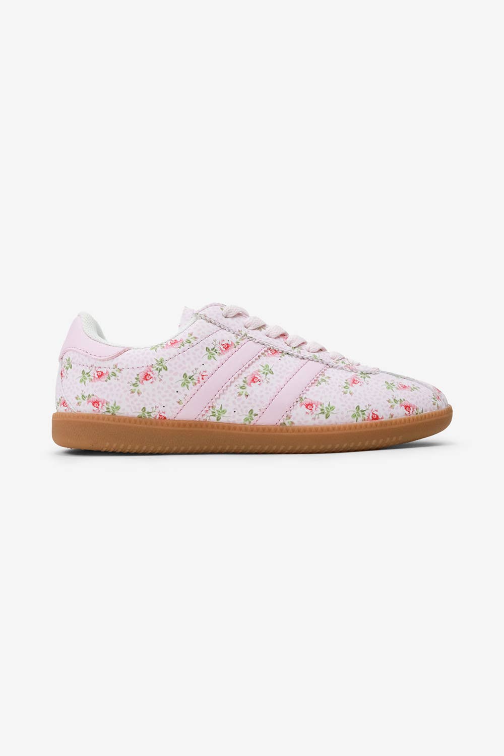 Pink Floral Sneakers