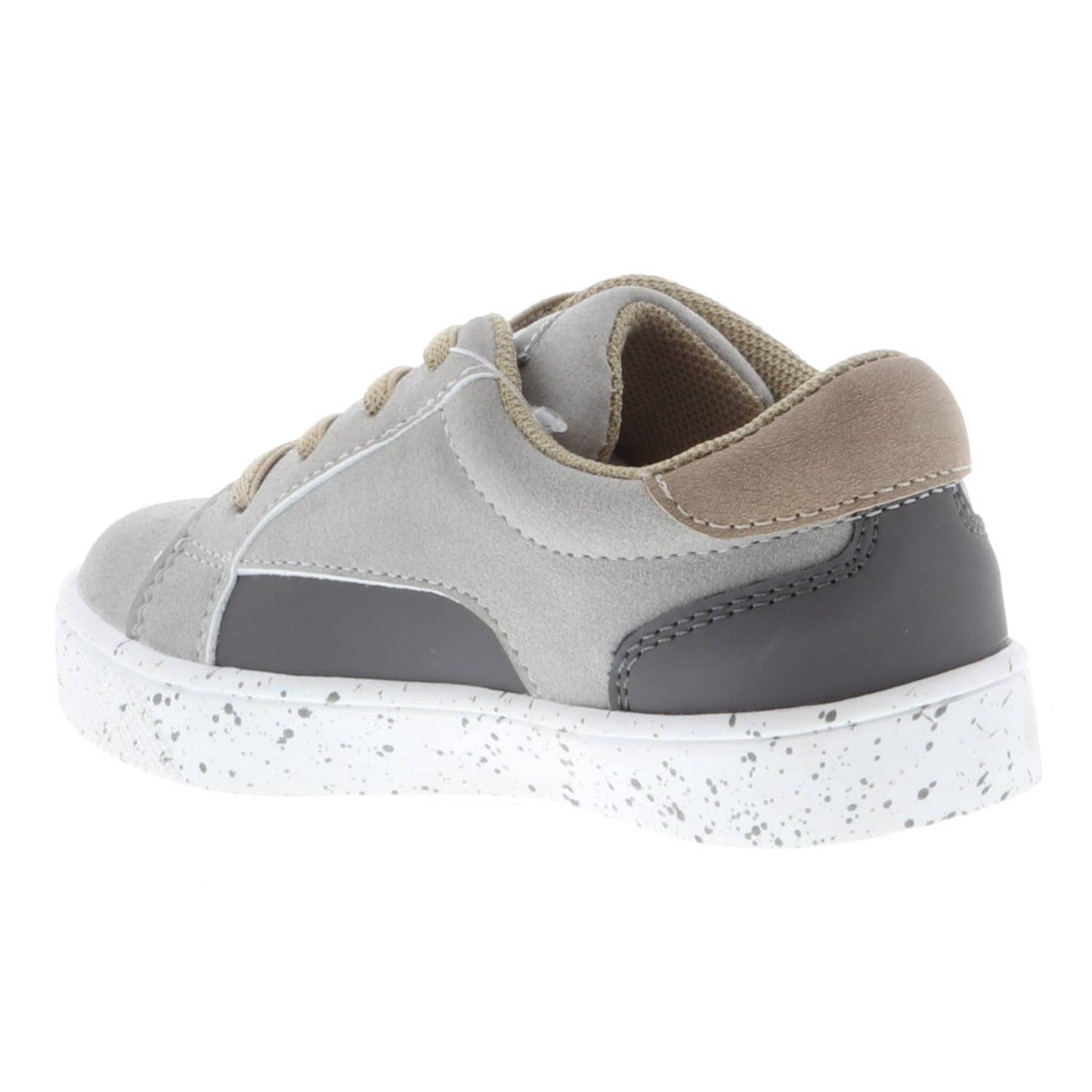 Athletic Kids' Sneakers with Elastic Laces: Grey