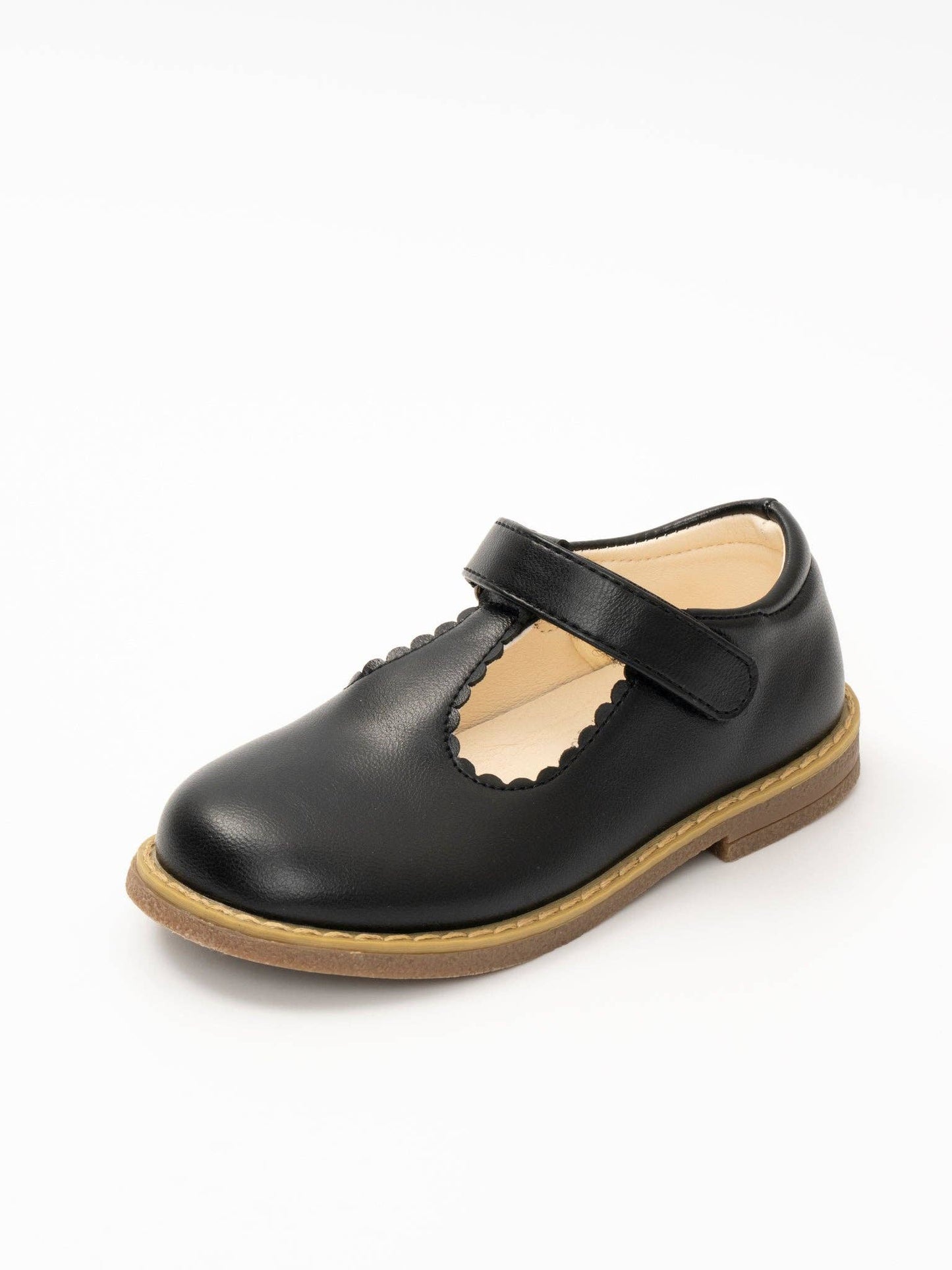 T-Strap Mary Jane Hard Sole Shoes: Onyx