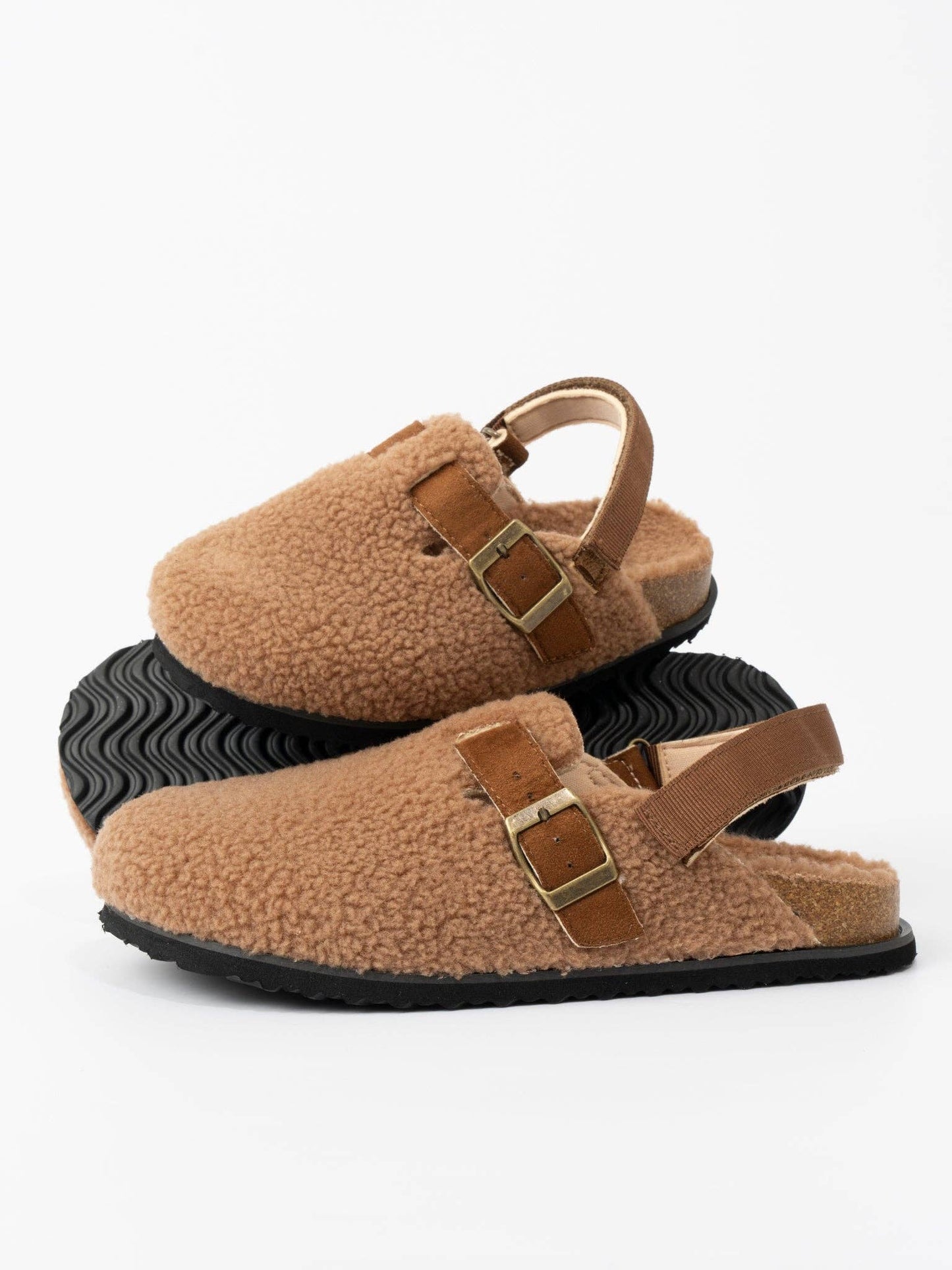 Mom & Me Teddy slip ons