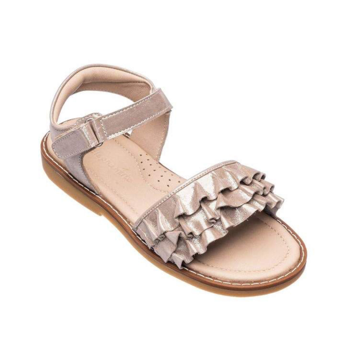 Elephantito leather gold sandal