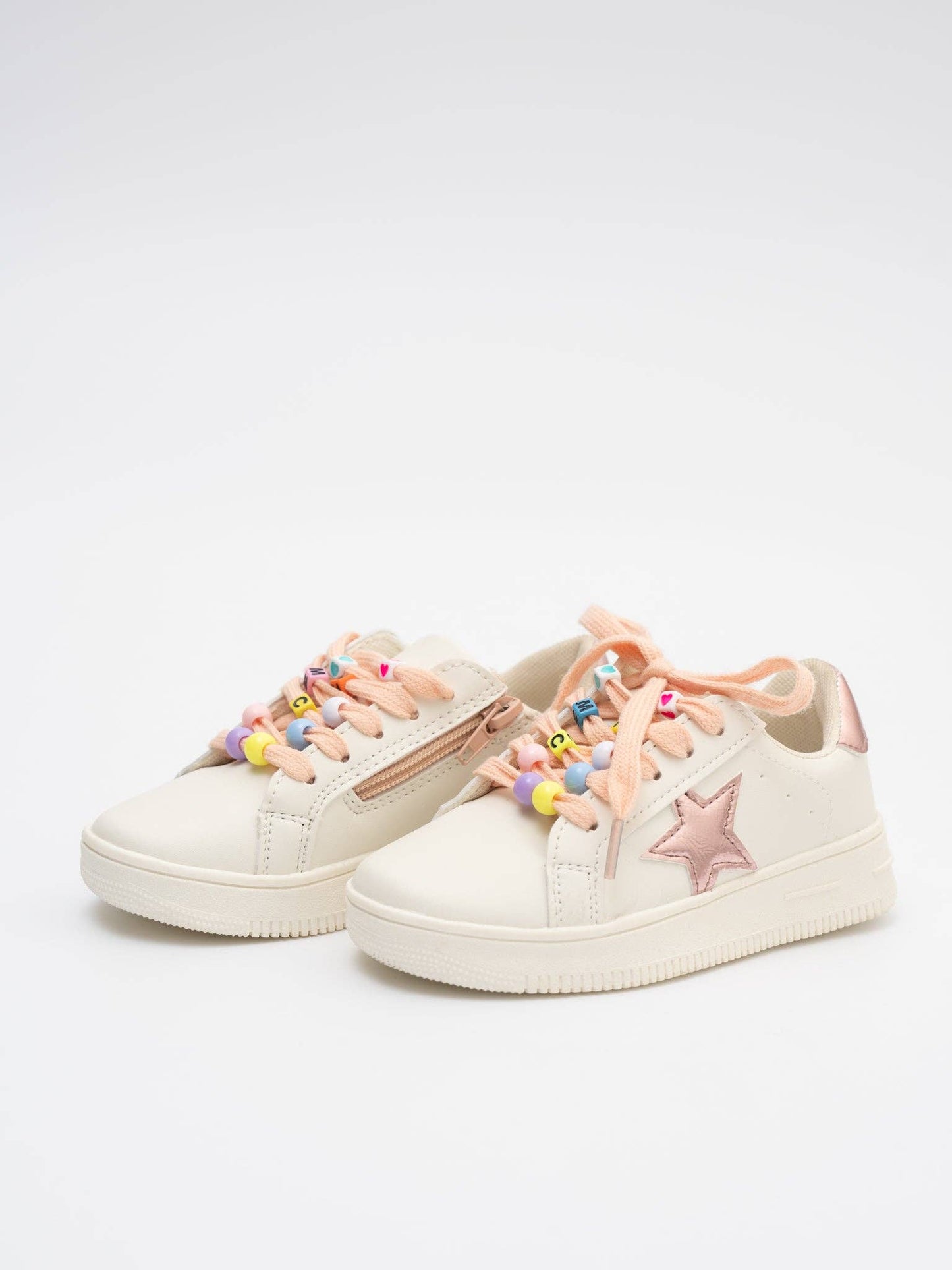 Girls' Sparkle Star Sneaker - Pink Shimmer: 8C