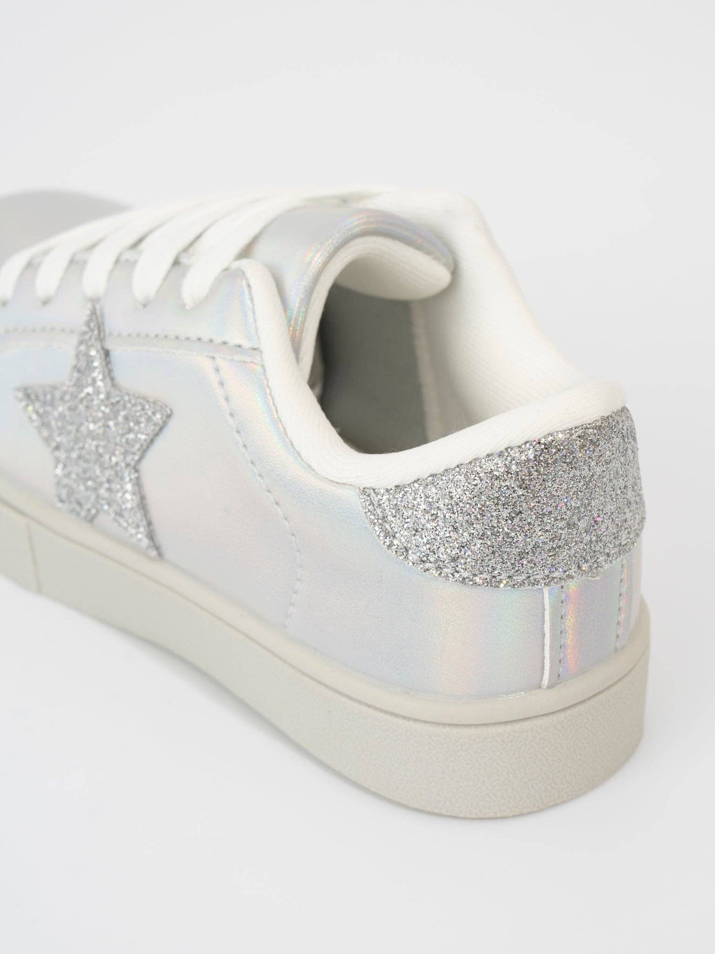 Girls' Sparkle metallic sneaker