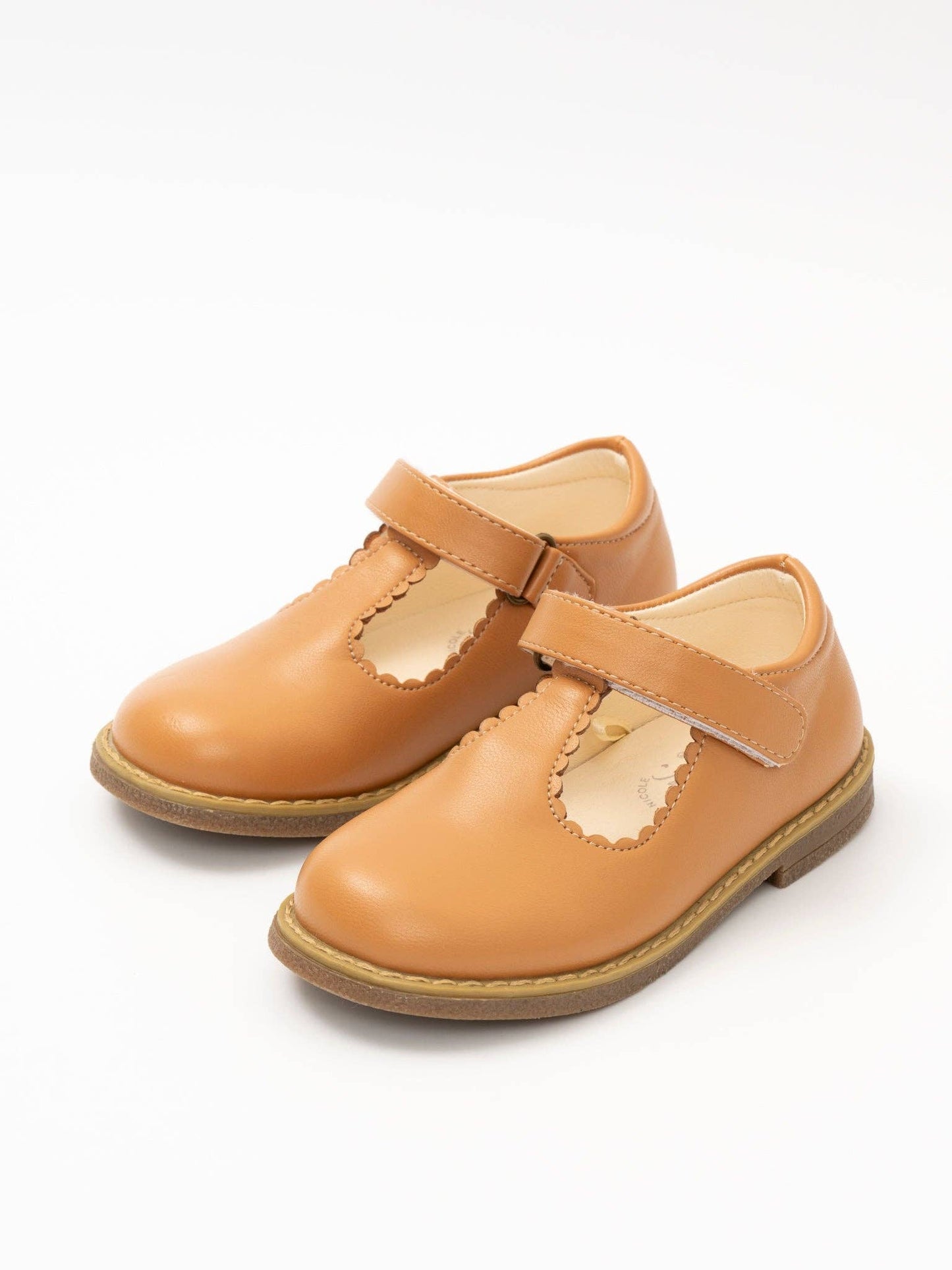 T-Strap Mary Jane Hard Sole Shoes: Hazlenut / 9C