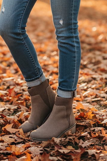 Sweater Cuffed Boot