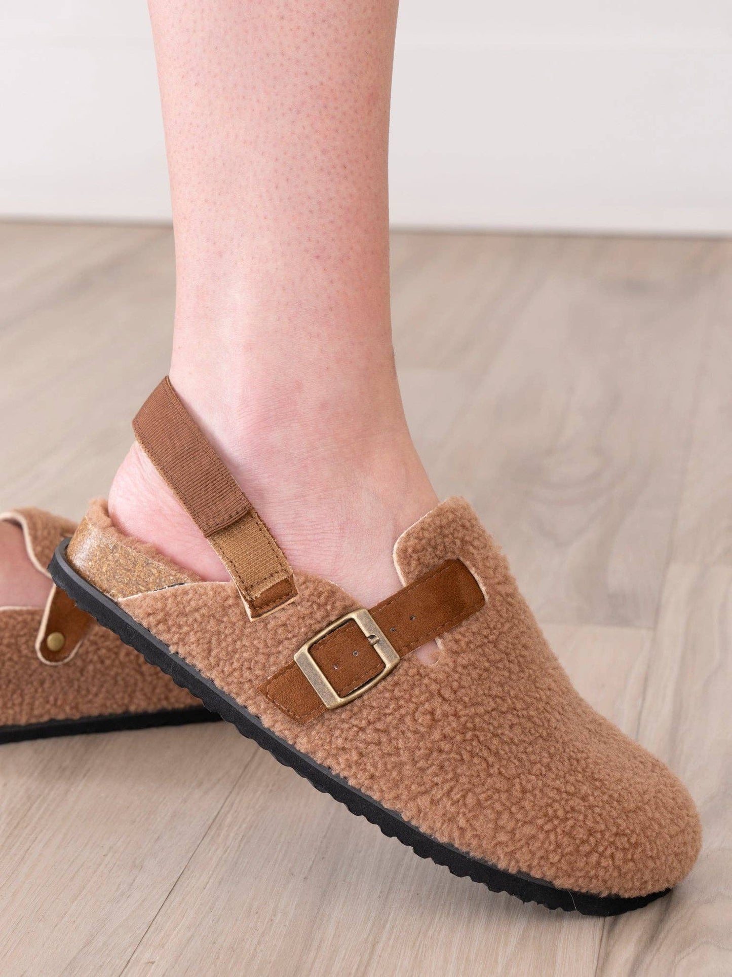 Mom & Me Teddy slip ons