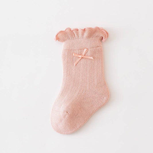 Baby lace socks: Pink