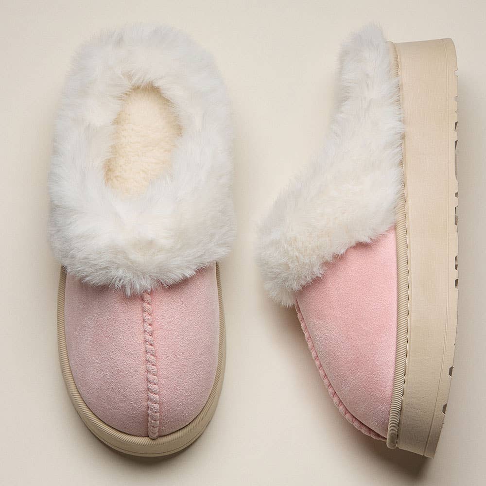 Platform Sherpa Slippers