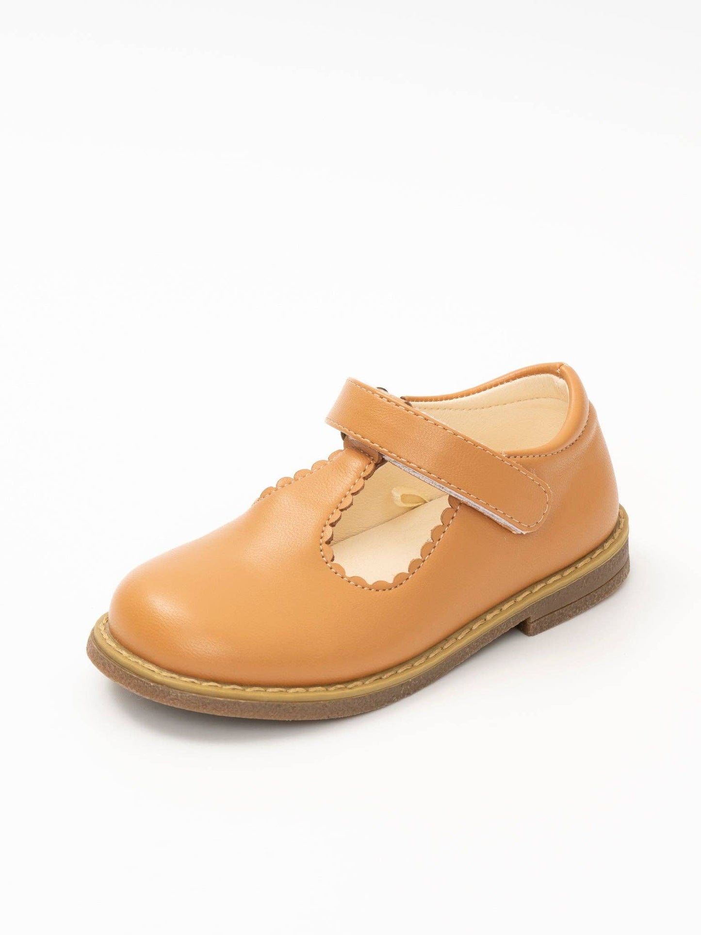 T-Strap Mary Jane Hard Sole Shoes: Hazlenut / 8C
