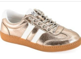 Gold sneakers