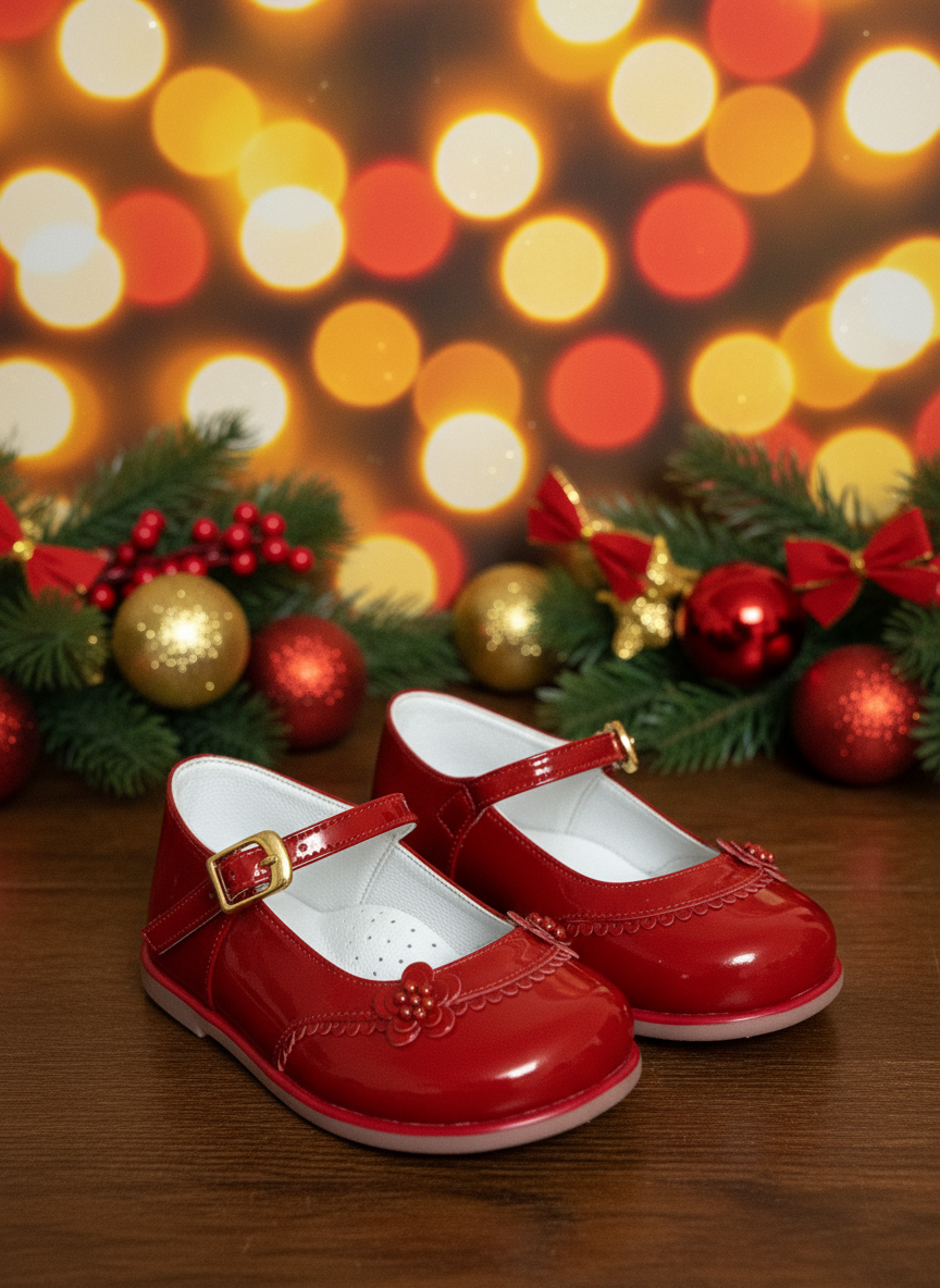 Red Patent leather Mary Jane