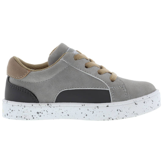 Athletic Kids' Sneakers with Elastic Laces: Grey