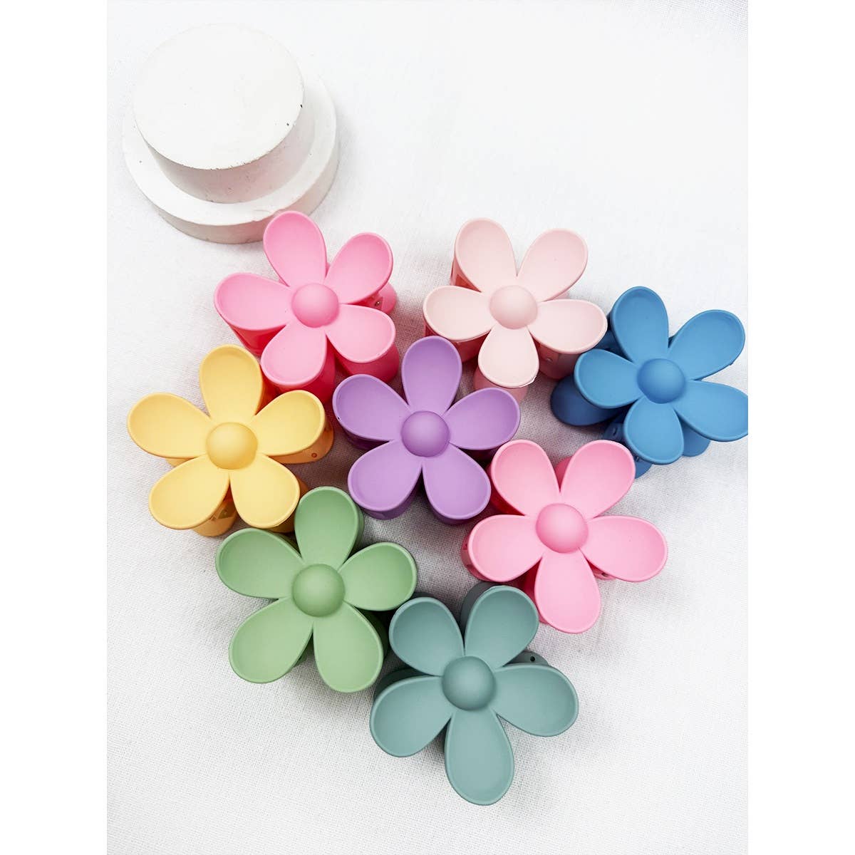 Flower hair clips