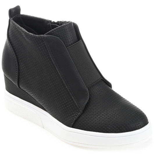 Wedge Sneakers: Black
