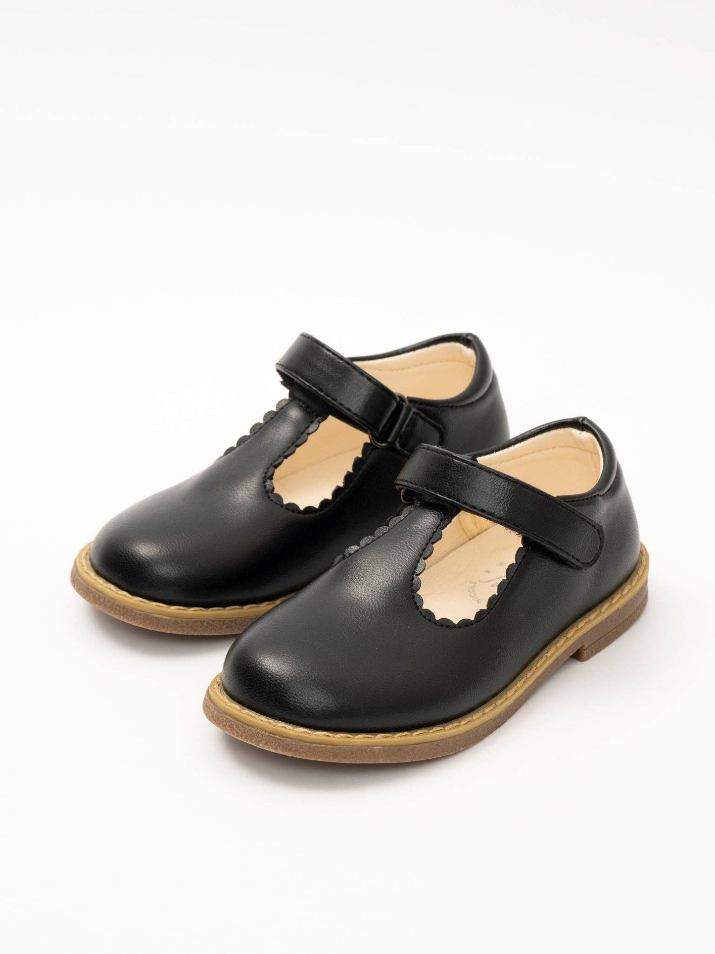 T-Strap Mary Jane Hard Sole Shoes: Hazlenut / 8C