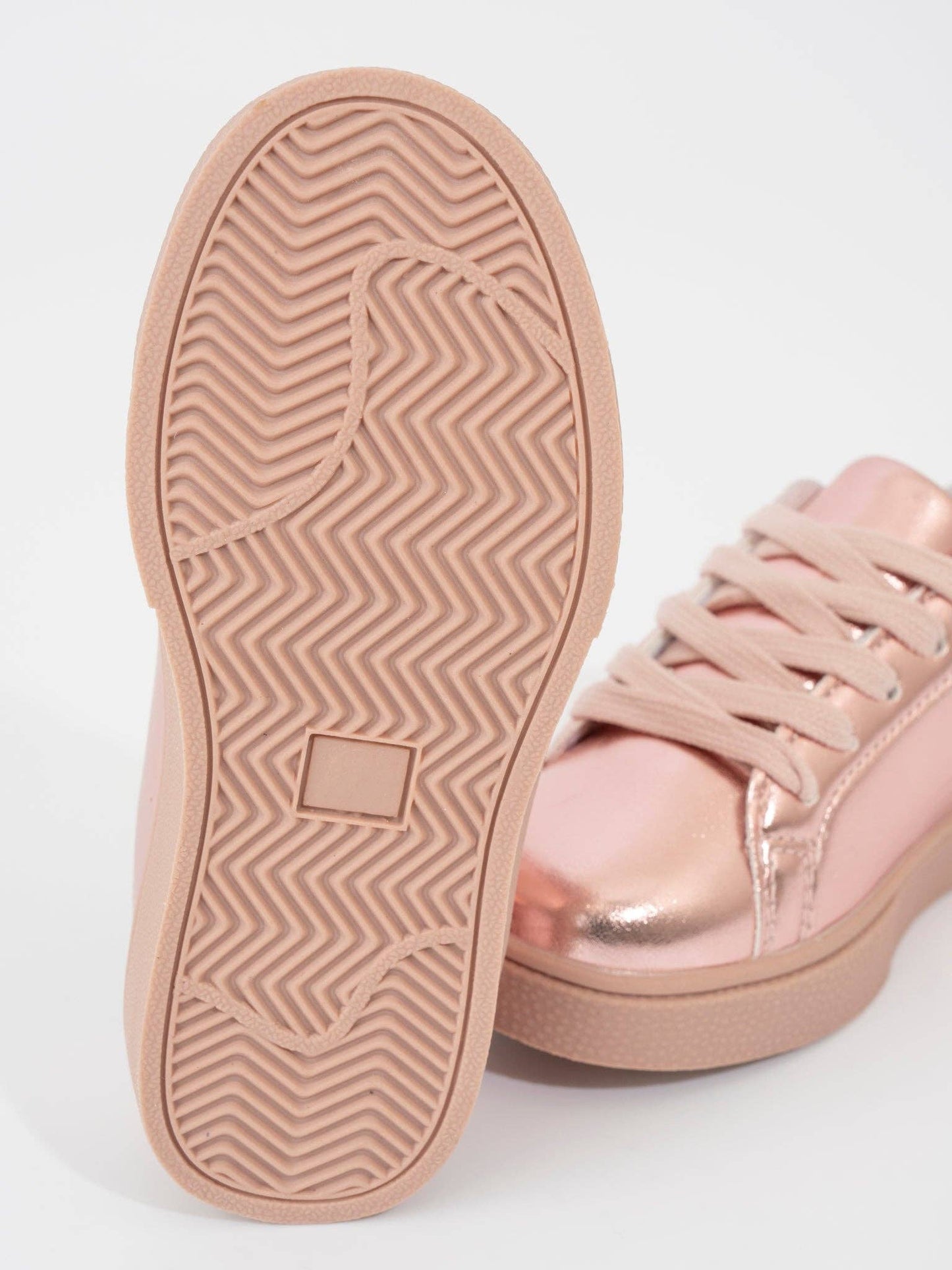 Girls' Sparkle Star Sneaker - Metallic Pink: 13C