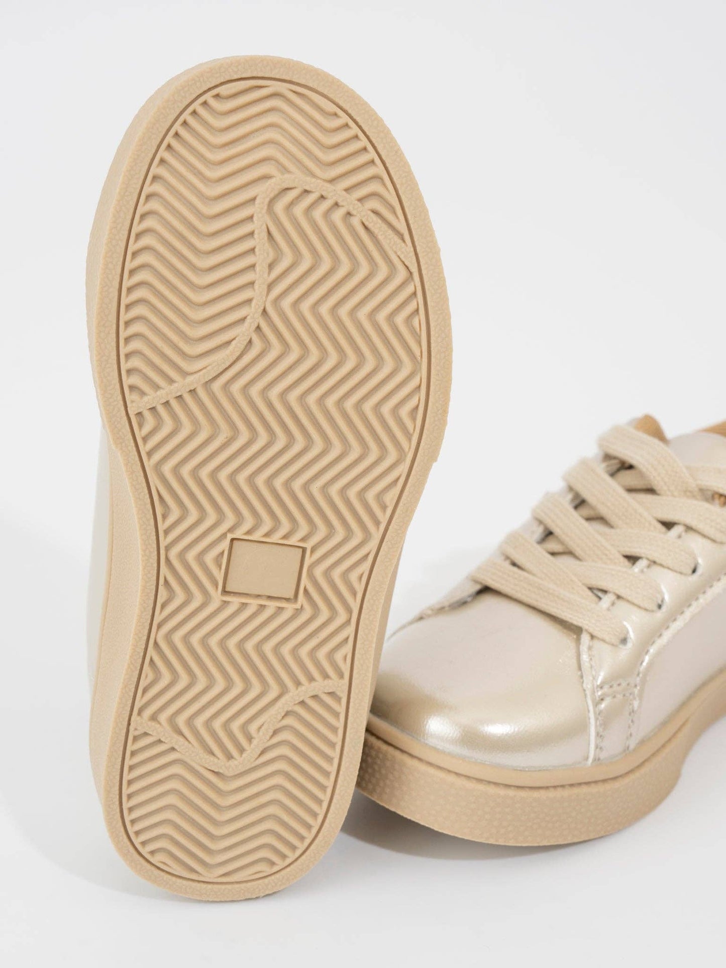 Girls' Sparkle Star Sneaker Metallic Gold