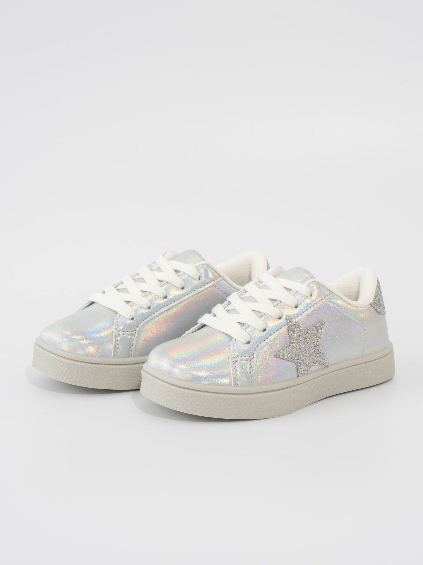 Girls' Sparkle metallic sneaker